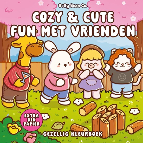 Kleurboek Cozy & Cute Fun met Vrienden 6+