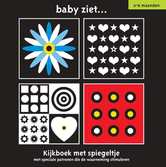 oogappel Kartonboek Baby Ziet Kijkboek met Spiegeltje 0mnd+ 