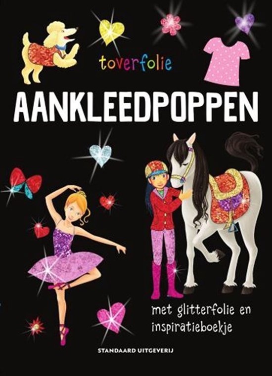 Toverfolie Aankleedpoppen met Glitterfolie 6+