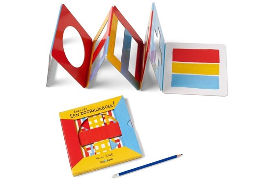 Oogappel Baby Ziet Een Doorkijkboek 