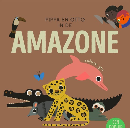 oogappel Pippa en Otto in de Amazone Pop-Up boek 