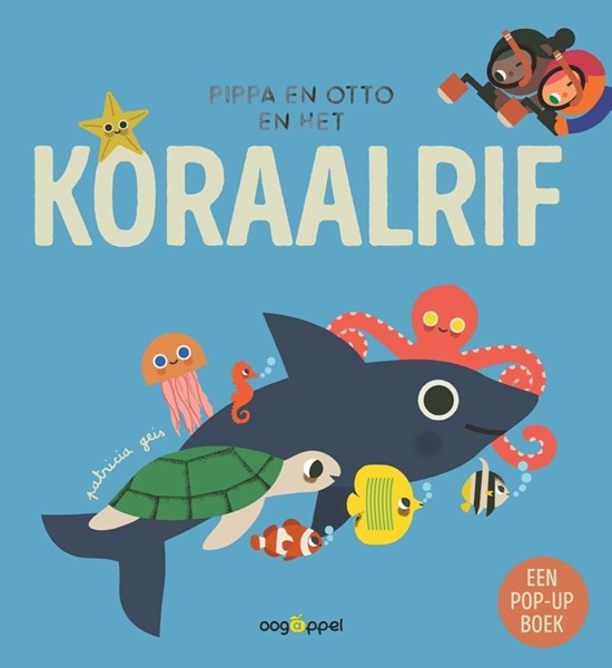 Oogappel boek Pippa en Otto 1 - Pippa en Otto en het koraalrif een pop-upboek 