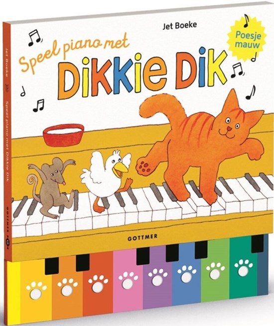 usborne Geluidenboek Dikkie Dik Speel Piano met Dikkie Dik 3+