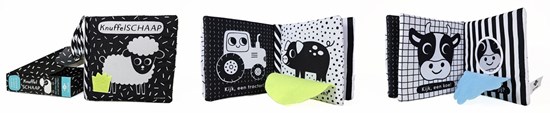 gottmer Baby's Eerste Boekje Knuffelschaap 1mnd+ 