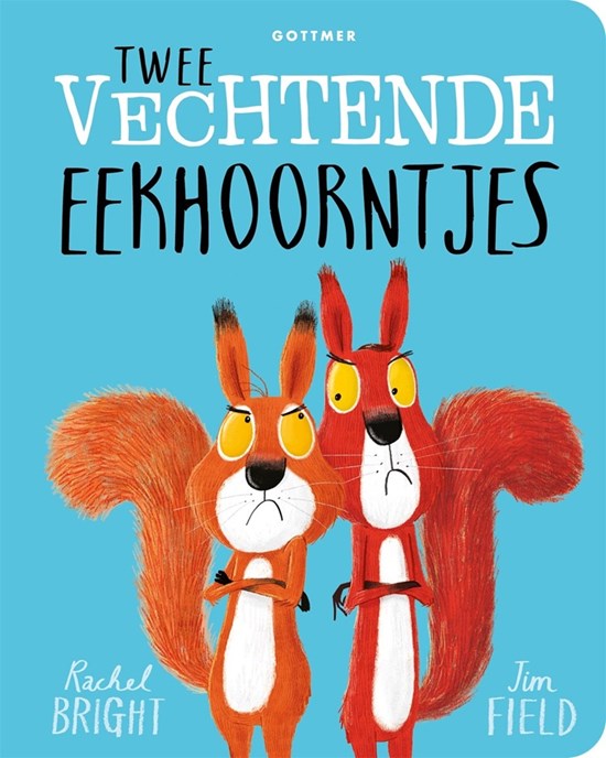 gottmer Kartonboek Twee Vechtende Eekhoorntjes 3+ 