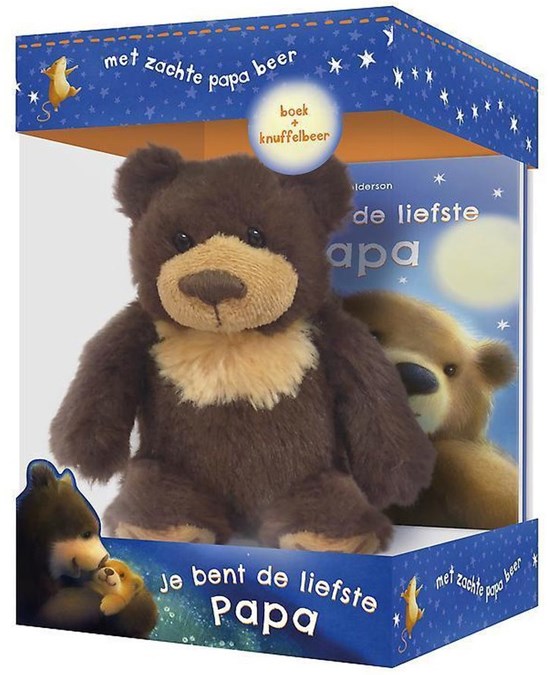 boek met Pluche Beer Jij Bent de Liefste Papa 3+