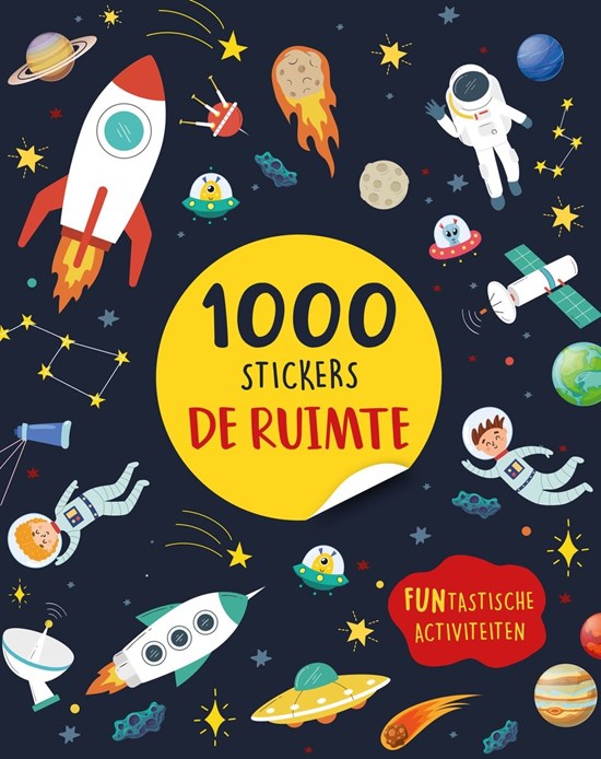 rebo Stickerboek A4 Formaat de Ruimte met 1000stickers