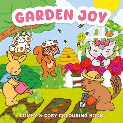 Kleurboek: Cozy Garden Joy 64 pagina's 6+