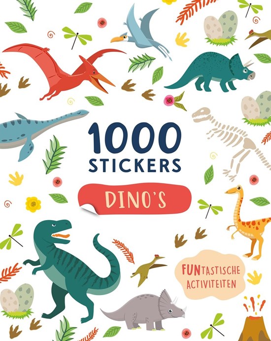 Dino's: 1000 Stickers 4+