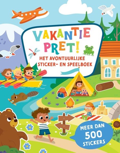 Vakantiepret! Het avontuurlijke sticker- en speelboek 4+