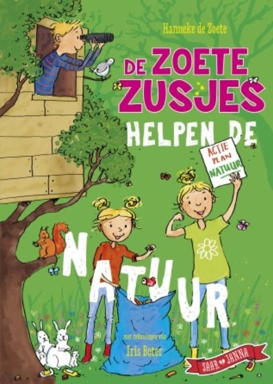 boek de Zoete Zusjes Helpen de Natuur 8+
