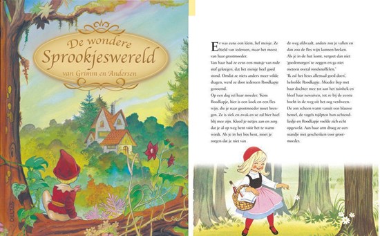 deltas de Wondere Sprookjeswereld an Grimm en Andersen boek 