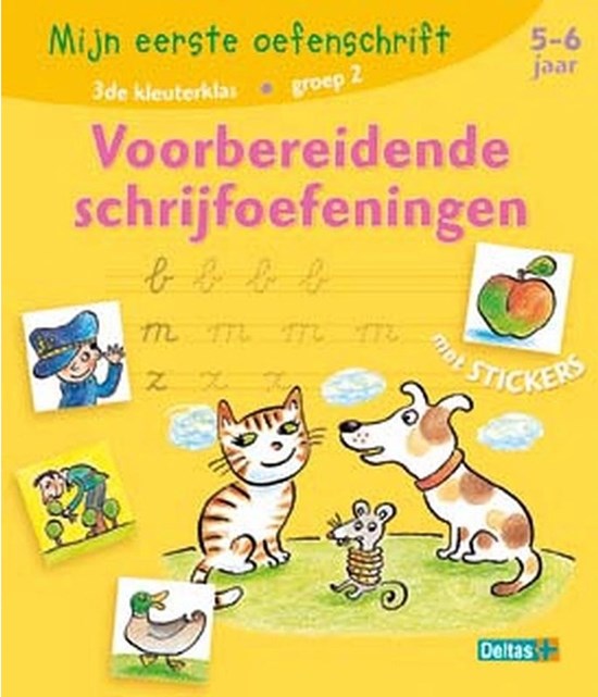 deltas Mijn Eerste oefenschrift Voorbereidende Schrijfoefeningen 5-6 jaar 
