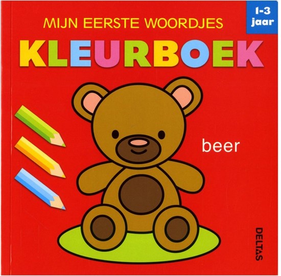 Deltas Mijn eerste woordjes kleurboek 1-3 jaar