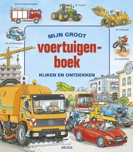 deltas Mijn Groot Voertuigen Kartonboek 