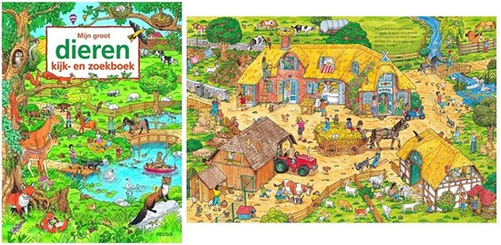 deltas Mijn GROOT Dieren Kijk- en Zoekboek 3+