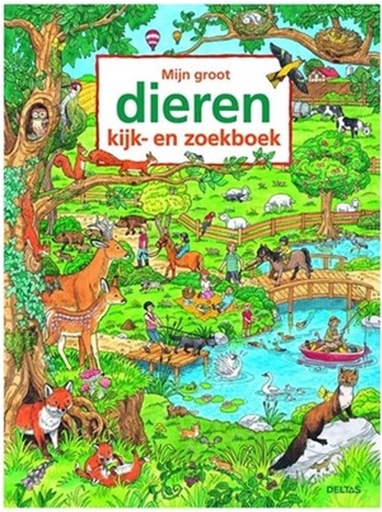Deltas Mijn groot dieren kijk- en zoekboek 3+