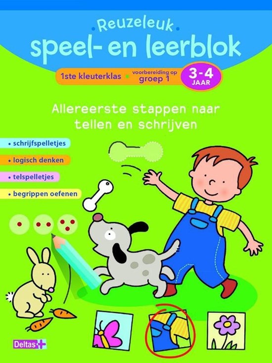 Deltas Reuzeleuk speel- en leerblok: tellen en schrijven 3-4 jaar