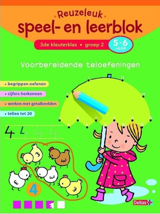 deltas Reuzeleuk Speel- en Leerblok Voorbereidende Teloefeningen (5-6jaar)