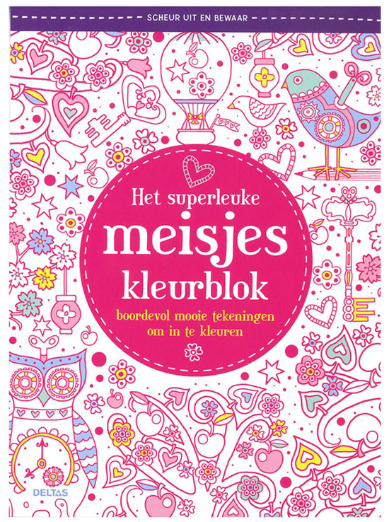 deltas meisjes kleurblok