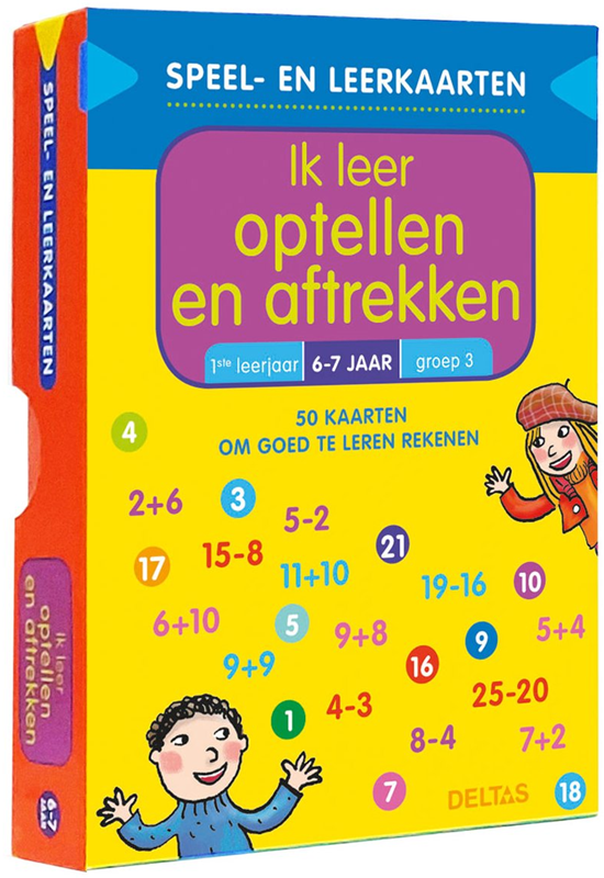 Deltas Speel- en leerkaarten - Ik leer optellen en aftrekken (6-7 j.)