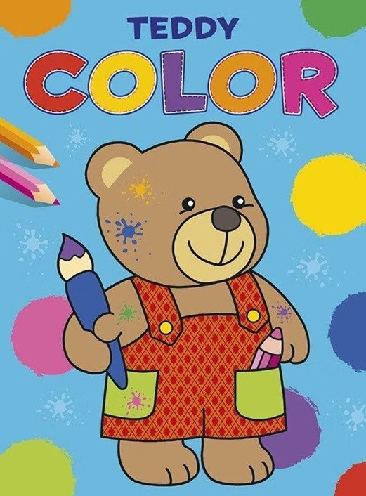 deltas Teddy Color GROOT Kleurboek met Uitscheurbare Kleurplaten 