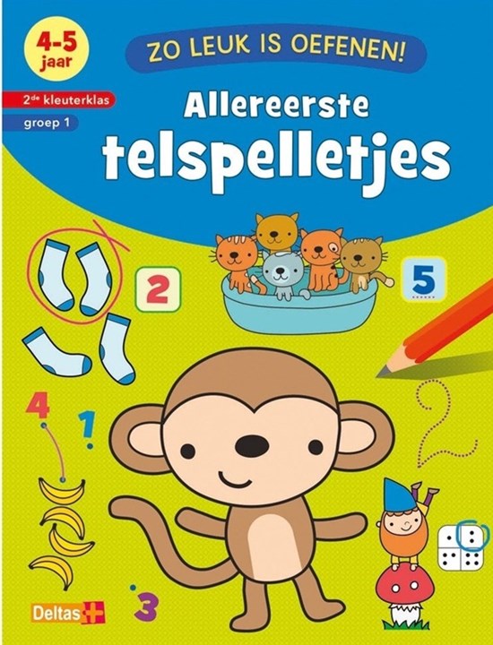 deltas Zo leuk is Oefenen! Allereerste Telspelletjes (4-5 jaar)