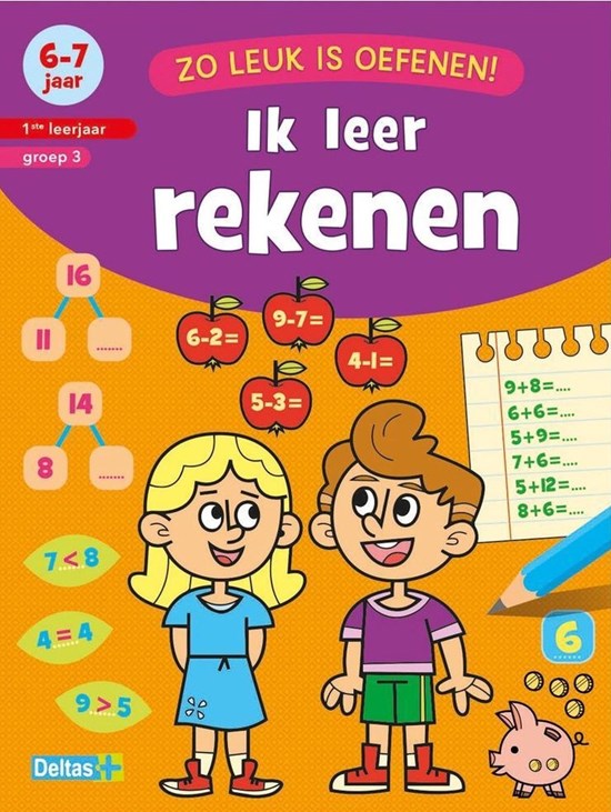 Deltas Deltas Boek Zo Leuk Is Oefenen Ik Leer Rekenen 6-7 Jaar