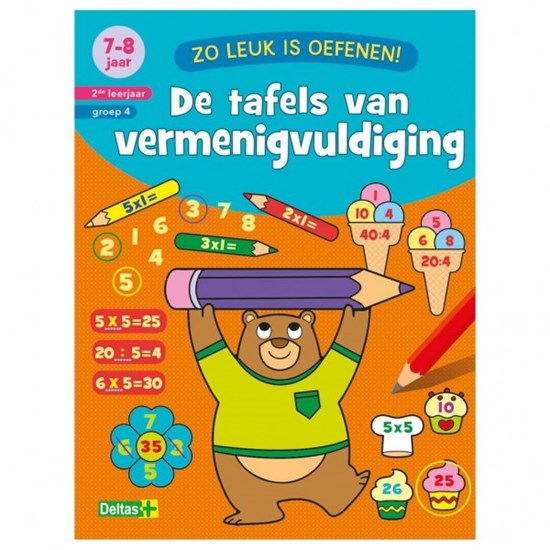 deltas ZO LEUK IS OEFENEN ! de TAFELS van VERMENIGVULDIGING 7+ 