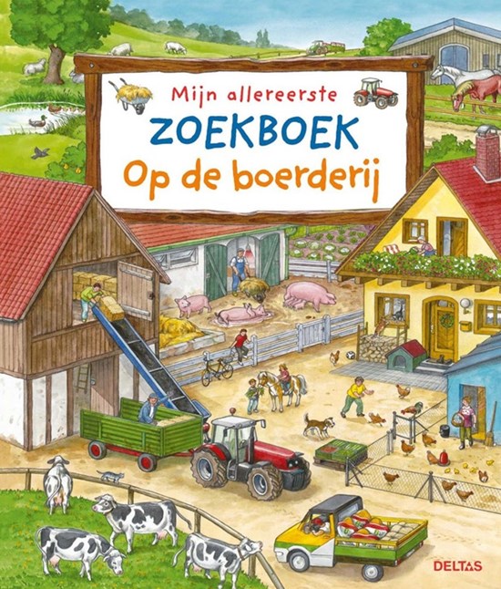 deltas Kartonboek Mijn Allereerste Zoekboek op de Boerderij vanaf 2jaar 