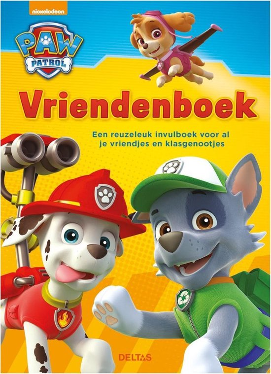 Deltas Paw Patrol vriendenboek