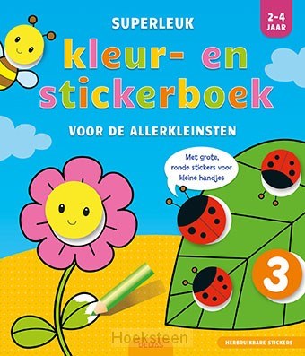 deltas Superleuk Kleur- en Stickerboek voor de Allerkleinsten 2+