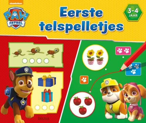 deltas PAW PATROL EERSTE TELSPELLETJES 3-4 jaar