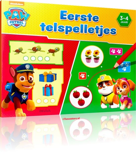 Deltas Paw Patrol eerste telspelletjes 3 - 4 jaar