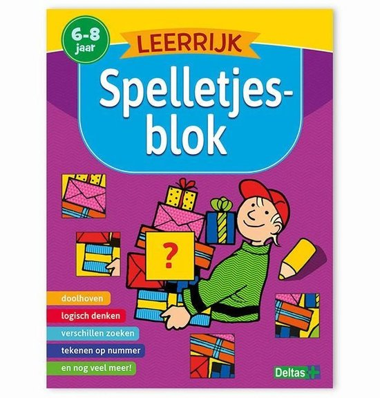 Deltas Leerrijk spelletjesblok (6-8 j.)