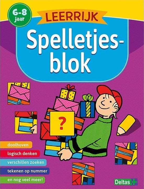 deltas Leerrijk spelletjesblok 6-8 jaar