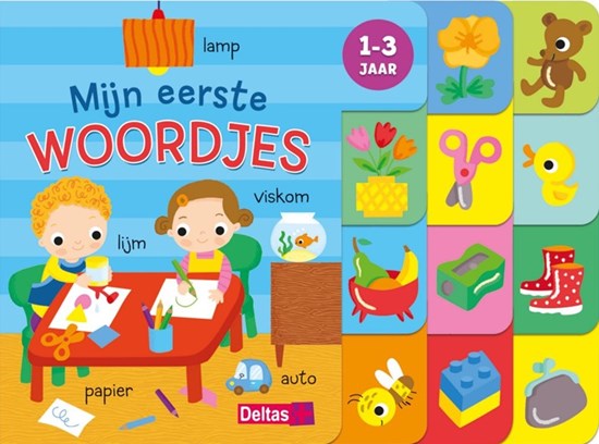 deltas Kartonboek Mijn Eerste Woordjes 1-3jaar