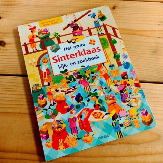 deltas het GROTE Kartonnen Sinterklaas Kijk en Zoek boek