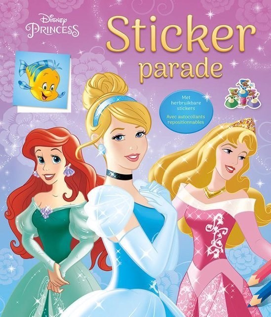 deltas Disney Princess Sticker Paradeboek