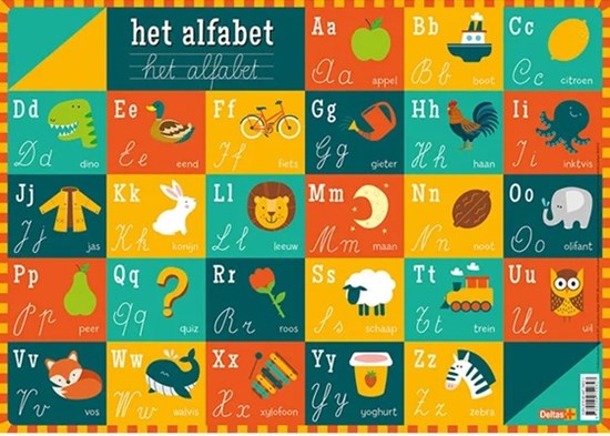 Deltas Educatieve onderleggers Het alfabet