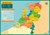 deltas Educatieve Onderlegger/Placemat Kaart van Nederland 