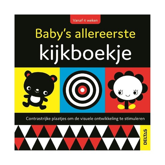Deltas Baby's allereerste kijkboekje 4 weken+