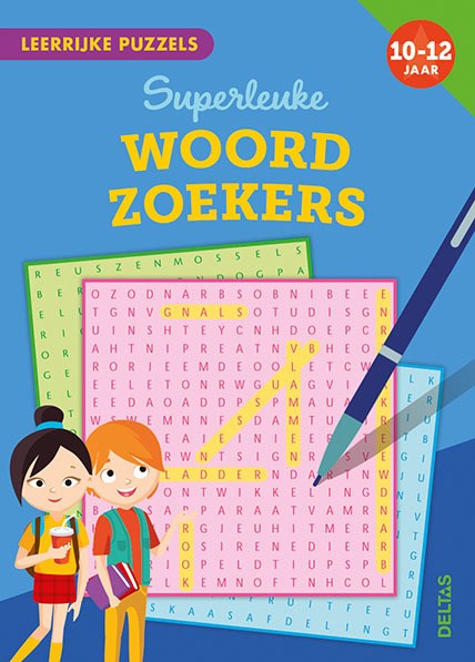 deltas Leerrijke Puzzels Superleuke Woord Zoekers 10-12 jaar 