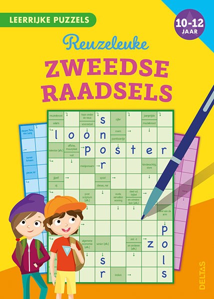 deltas Leerrijke Puzzels Reuzeleuke Zweeds Raadsels 10-12 jaar