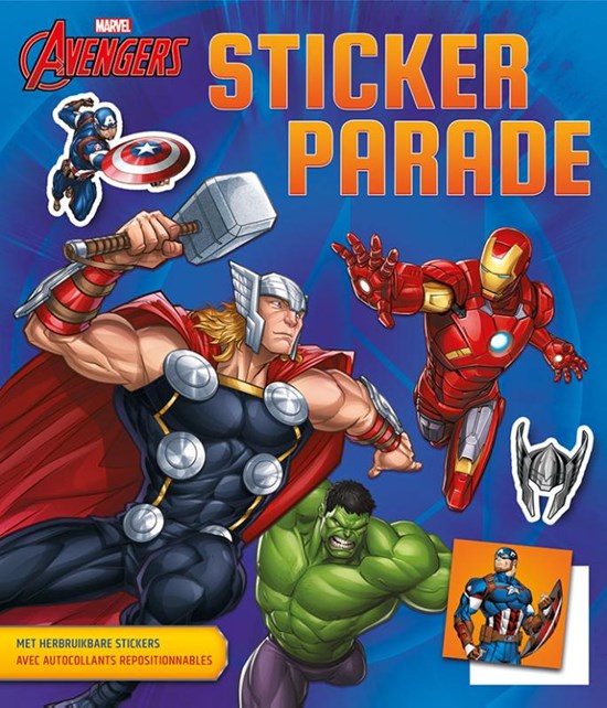 deltas Marvel Avengers Sticker Parade boek