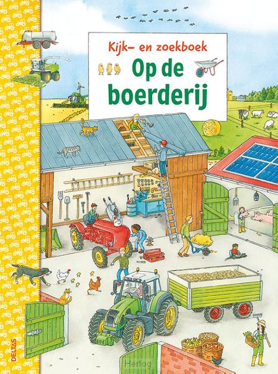 deltas Kartonboek Kijk- en Zoekboek op de Boerderij