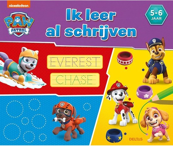 deltas PAW PATROL IK LEER AL SCHRIJVEN 5+ 
