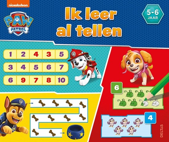 deltas PAW PATROL IK LEER AL TELLEN 5+ 