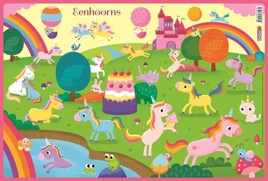 deltas EDUCATIEVE ONDERLEGGER/PLACEMAT S EENHOORNS