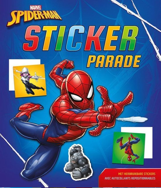 deltas Marvel Spiderman Sticker Parade boek 